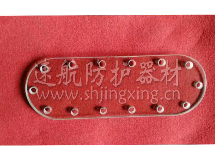 椭圆形打孔铅玻璃